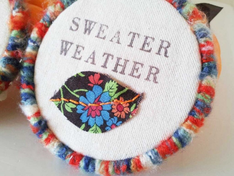 easy fall embroidery hoop art craft DIY 3
