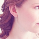 Tiny Sterling Silver Ball Dangle Leverback Earrings - Image 3