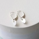 Sterling Silver Open Teardrop Dangle Earrings - Image 4