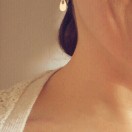 Sterling Silver Open Teardrop Dangle Earrings - Image 5